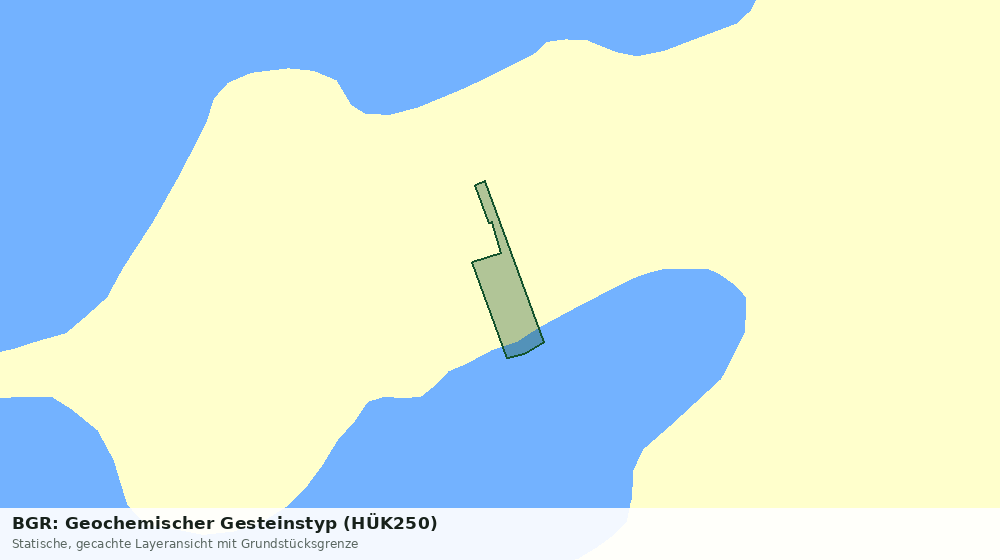 Statische Kartenansicht: BGR: Geochemischer Gesteinstyp (HÜK250)