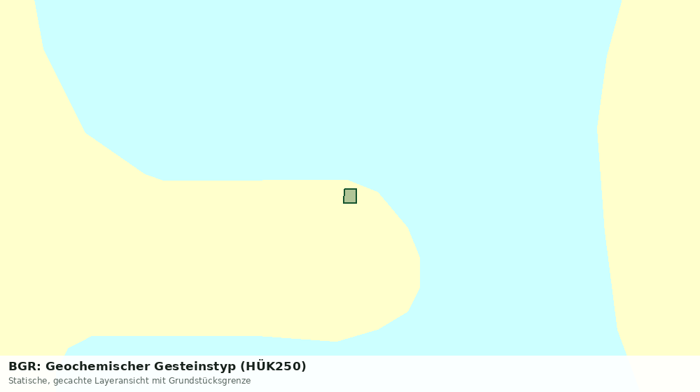 Statische Kartenansicht: BGR: Geochemischer Gesteinstyp (HÜK250)