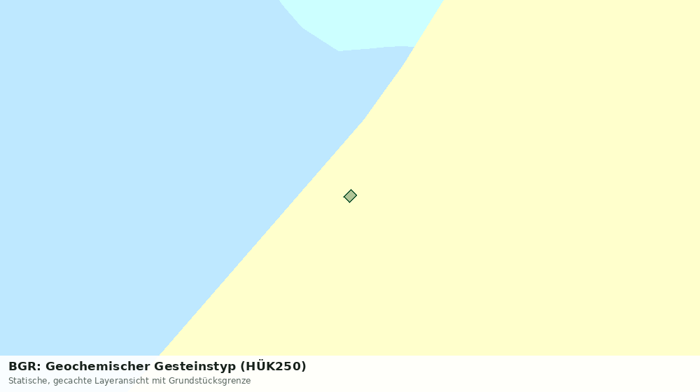 Statische Kartenansicht: BGR: Geochemischer Gesteinstyp (HÜK250)