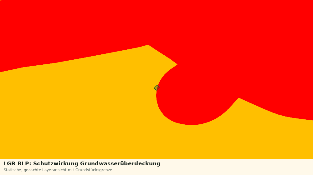 Statische Kartenansicht: LGB RLP: Schutzwirkung Grundwasserüberdeckung