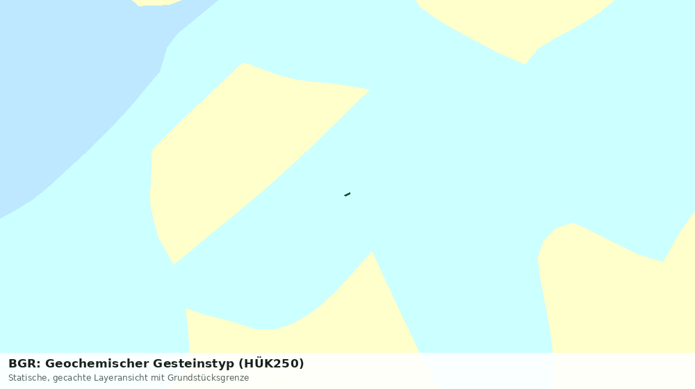 Statische Kartenansicht: BGR: Geochemischer Gesteinstyp (HÜK250)