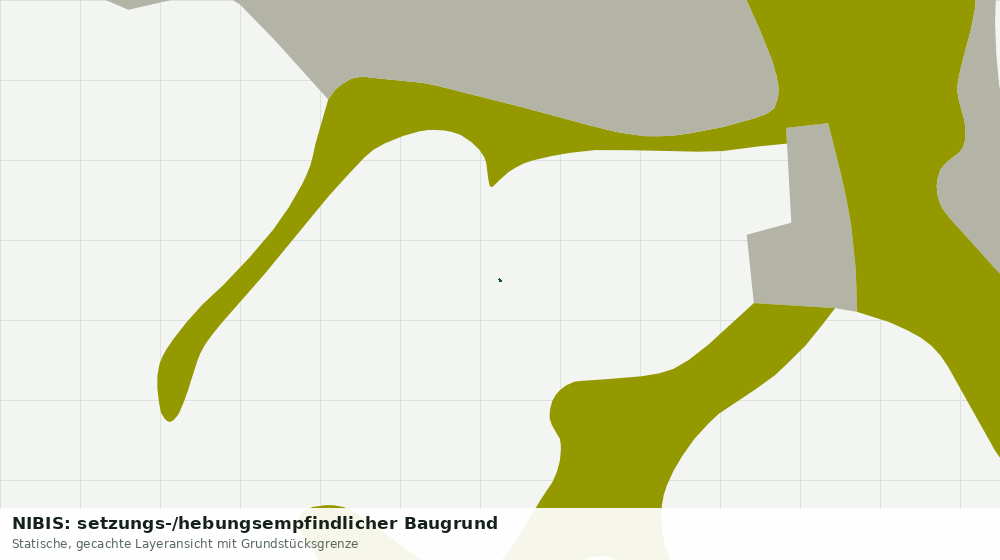 Statische Kartenansicht: NIBIS: setzungs-/hebungsempfindlicher Baugrund
