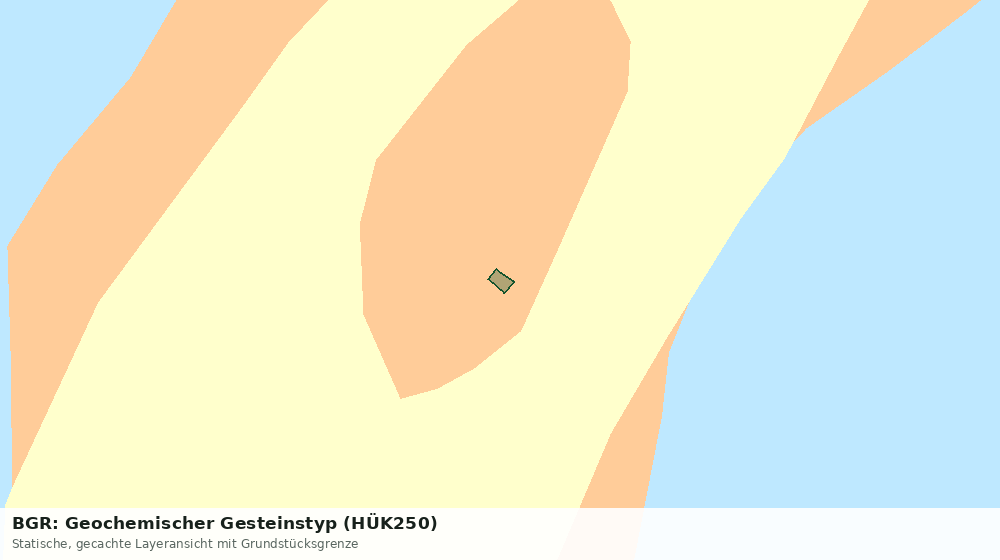 Statische Kartenansicht: BGR: Geochemischer Gesteinstyp (HÜK250)