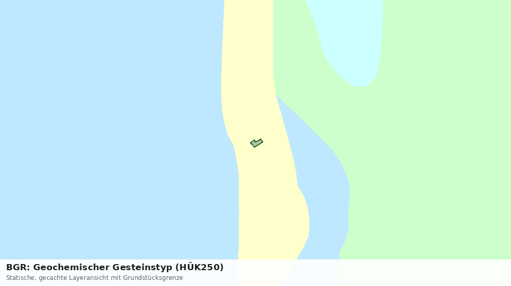 Statische Kartenansicht: BGR: Geochemischer Gesteinstyp (HÜK250)