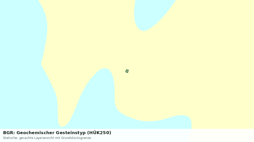 Statische Kartenansicht: BGR: Geochemischer Gesteinstyp (HÜK250)