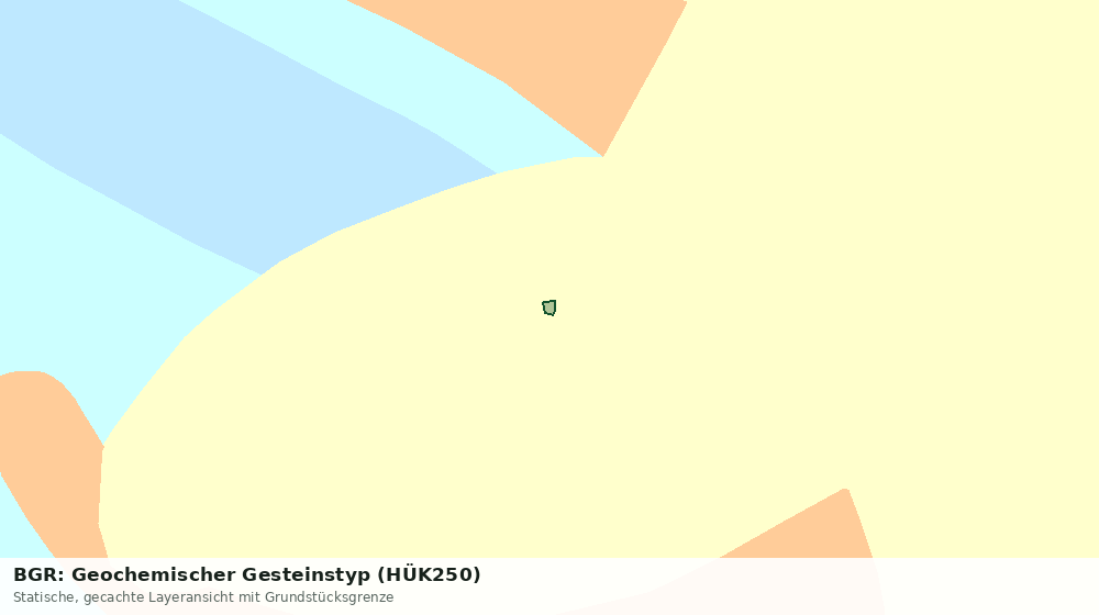 Statische Kartenansicht: BGR: Geochemischer Gesteinstyp (HÜK250)