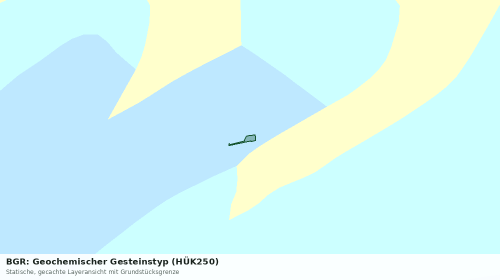 Statische Kartenansicht: BGR: Geochemischer Gesteinstyp (HÜK250)