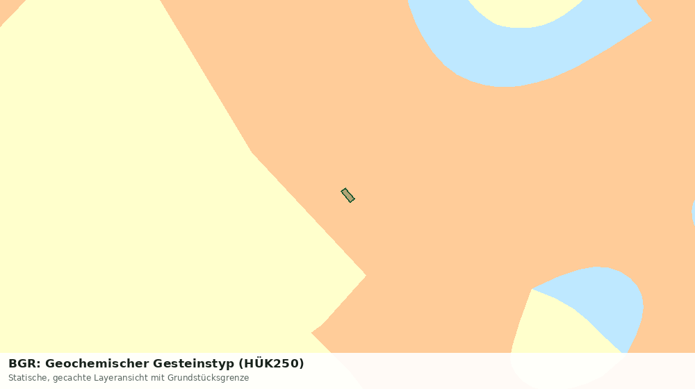 Statische Kartenansicht: BGR: Geochemischer Gesteinstyp (HÜK250)