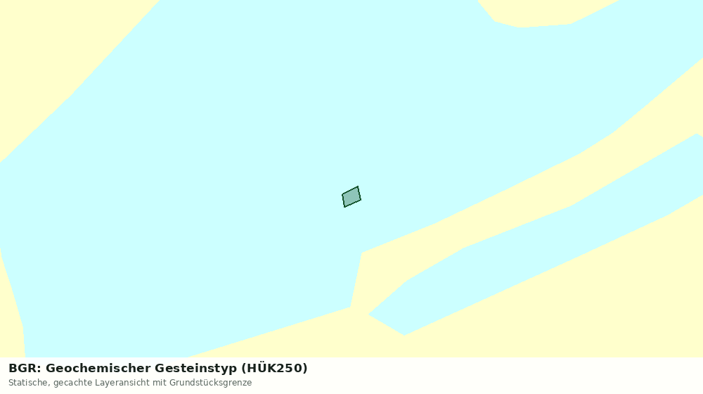 Statische Kartenansicht: BGR: Geochemischer Gesteinstyp (HÜK250)