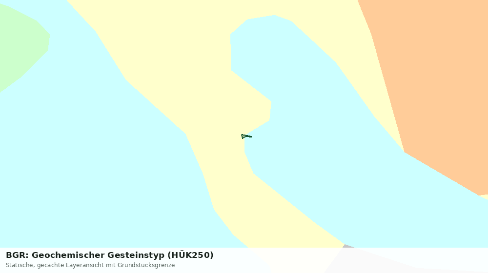 Statische Kartenansicht: BGR: Geochemischer Gesteinstyp (HÜK250)