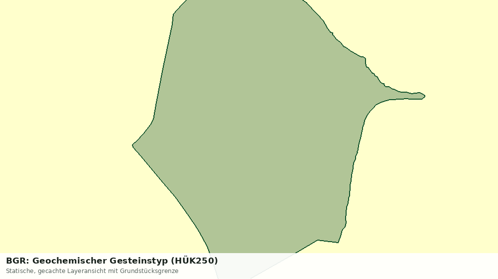 Statische Kartenansicht: BGR: Geochemischer Gesteinstyp (HÜK250)