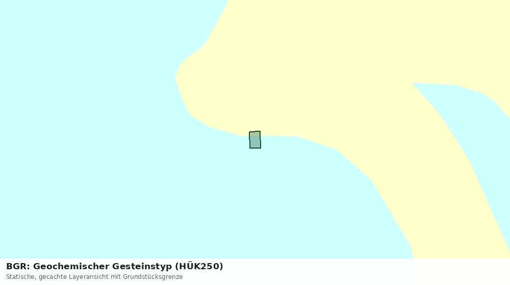 Statische Kartenansicht: BGR: Geochemischer Gesteinstyp (HÜK250)