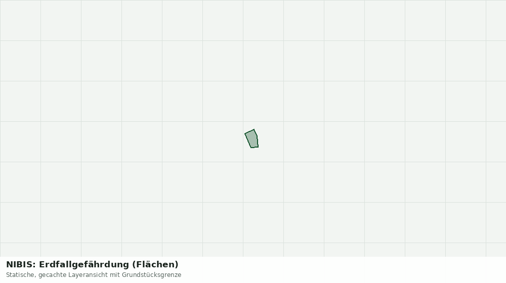 Statische Kartenansicht: NIBIS: Erdfallgefährdung (Flächen)