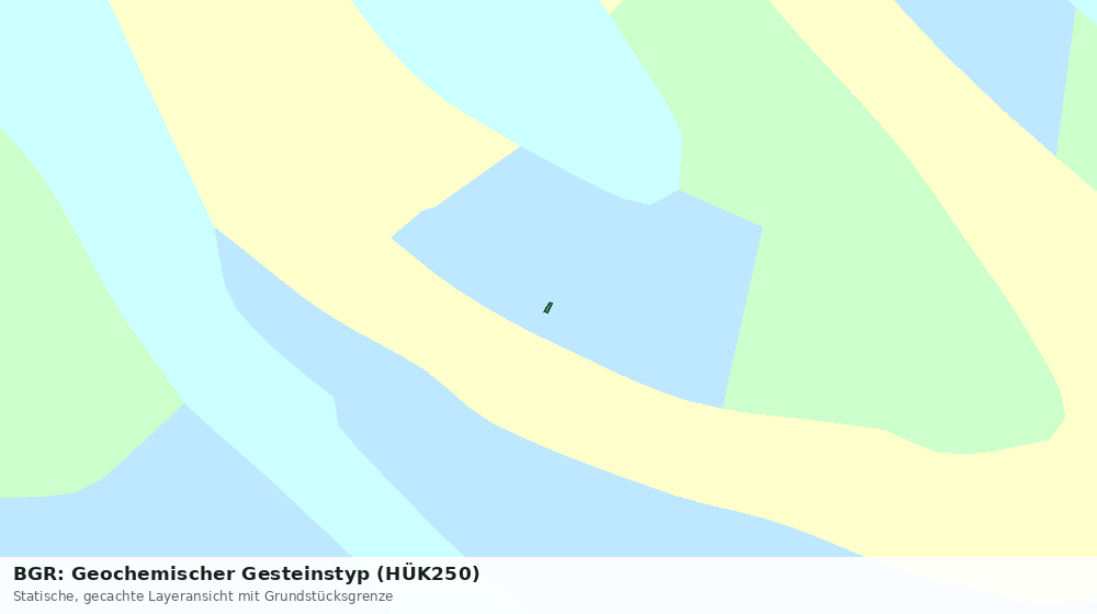 Statische Kartenansicht: BGR: Geochemischer Gesteinstyp (HÜK250)
