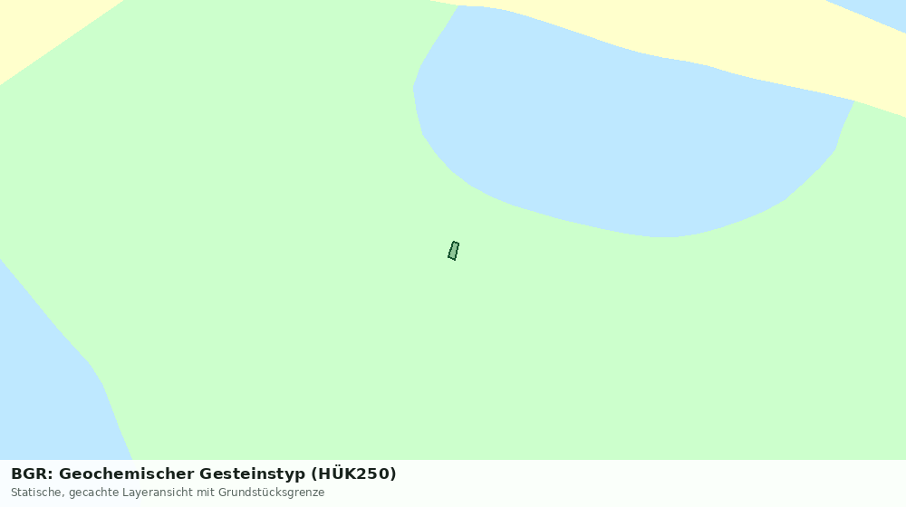 Statische Kartenansicht: BGR: Geochemischer Gesteinstyp (HÜK250)