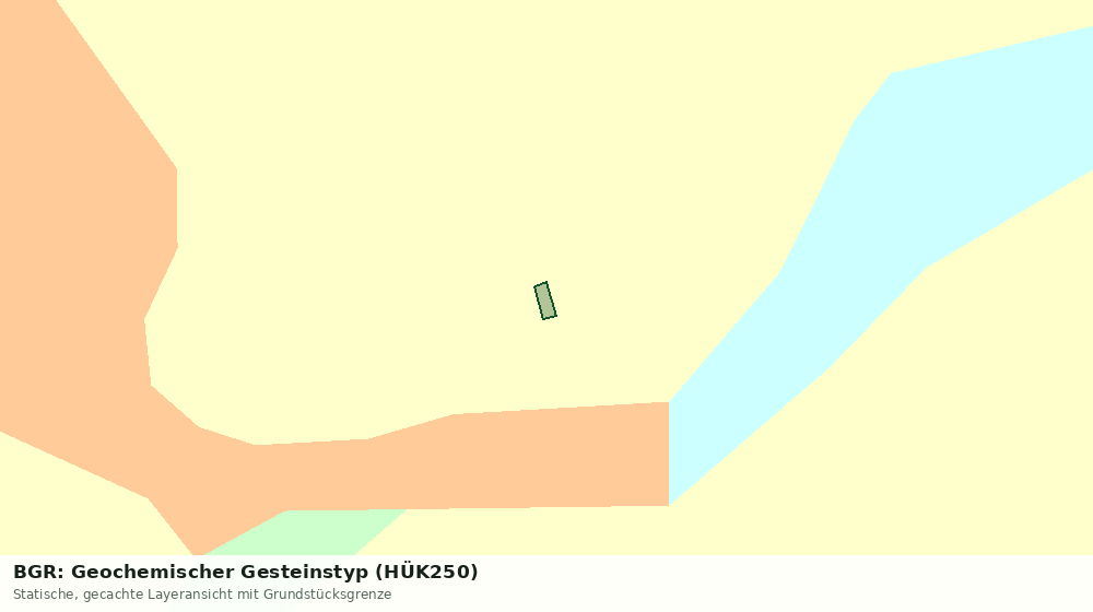 Statische Kartenansicht: BGR: Geochemischer Gesteinstyp (HÜK250)