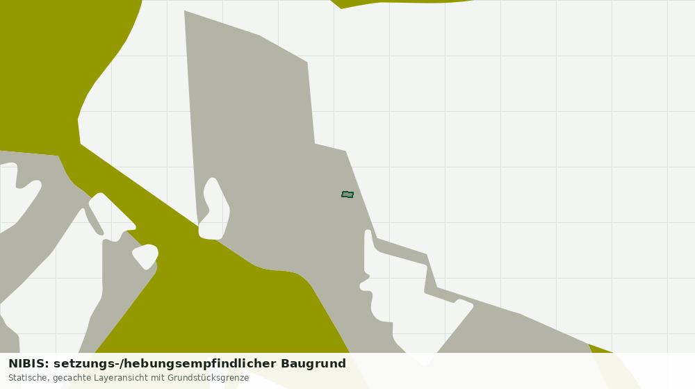 Statische Kartenansicht: NIBIS: setzungs-/hebungsempfindlicher Baugrund