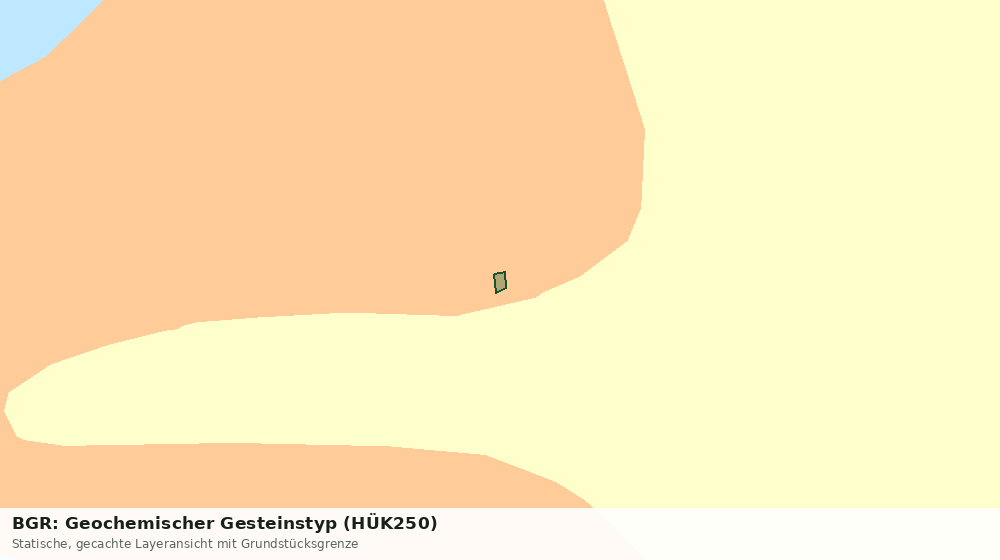 Statische Kartenansicht: BGR: Geochemischer Gesteinstyp (HÜK250)