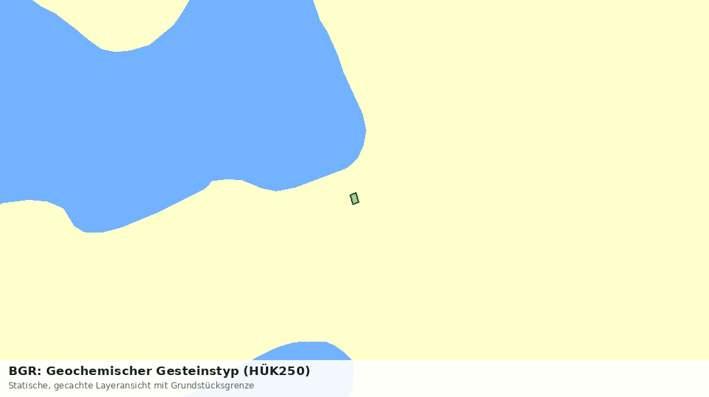 Statische Kartenansicht: BGR: Geochemischer Gesteinstyp (HÜK250)