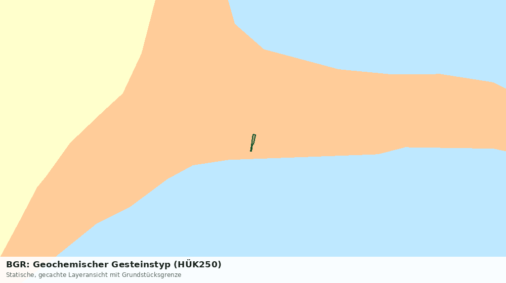 Statische Kartenansicht: BGR: Geochemischer Gesteinstyp (HÜK250)