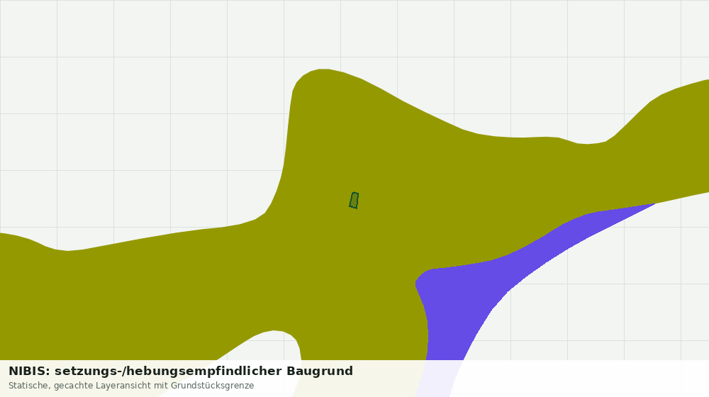 Statische Kartenansicht: NIBIS: setzungs-/hebungsempfindlicher Baugrund
