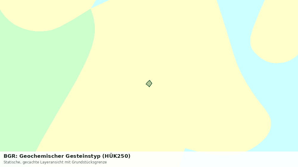 Statische Kartenansicht: BGR: Geochemischer Gesteinstyp (HÜK250)