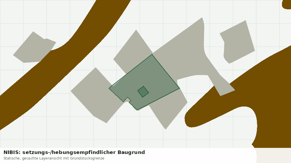 Statische Kartenansicht: NIBIS: setzungs-/hebungsempfindlicher Baugrund