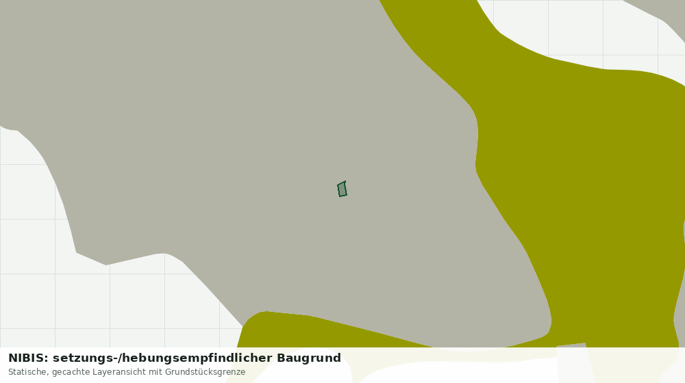 Statische Kartenansicht: NIBIS: setzungs-/hebungsempfindlicher Baugrund