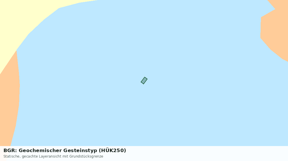 Statische Kartenansicht: BGR: Geochemischer Gesteinstyp (HÜK250)
