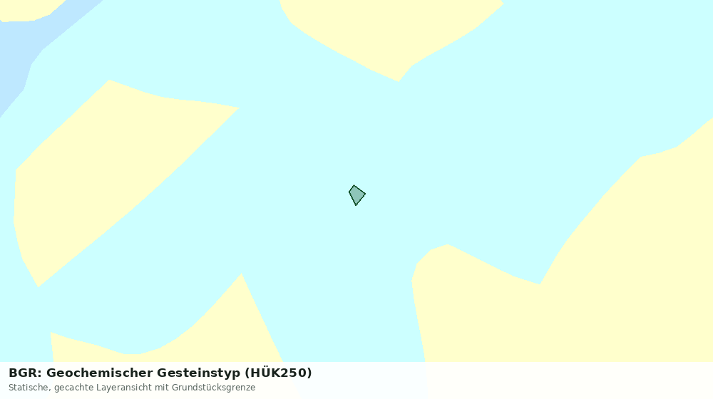 Statische Kartenansicht: BGR: Geochemischer Gesteinstyp (HÜK250)