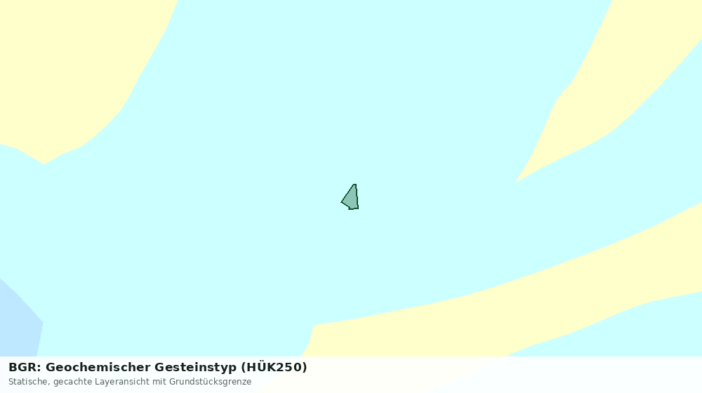Statische Kartenansicht: BGR: Geochemischer Gesteinstyp (HÜK250)