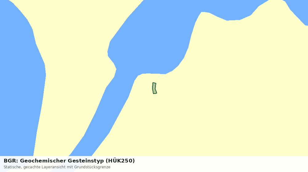 Statische Kartenansicht: BGR: Geochemischer Gesteinstyp (HÜK250)
