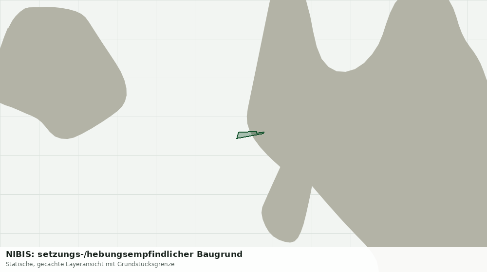 Statische Kartenansicht: NIBIS: setzungs-/hebungsempfindlicher Baugrund