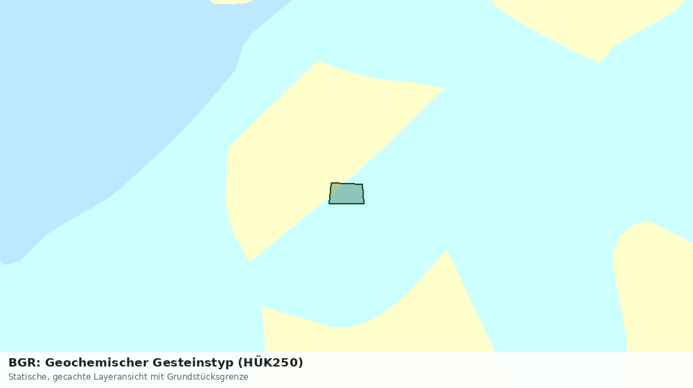 Statische Kartenansicht: BGR: Geochemischer Gesteinstyp (HÜK250)