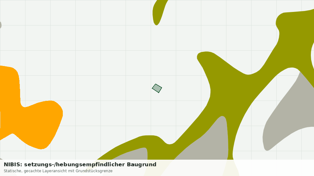 Statische Kartenansicht: NIBIS: setzungs-/hebungsempfindlicher Baugrund