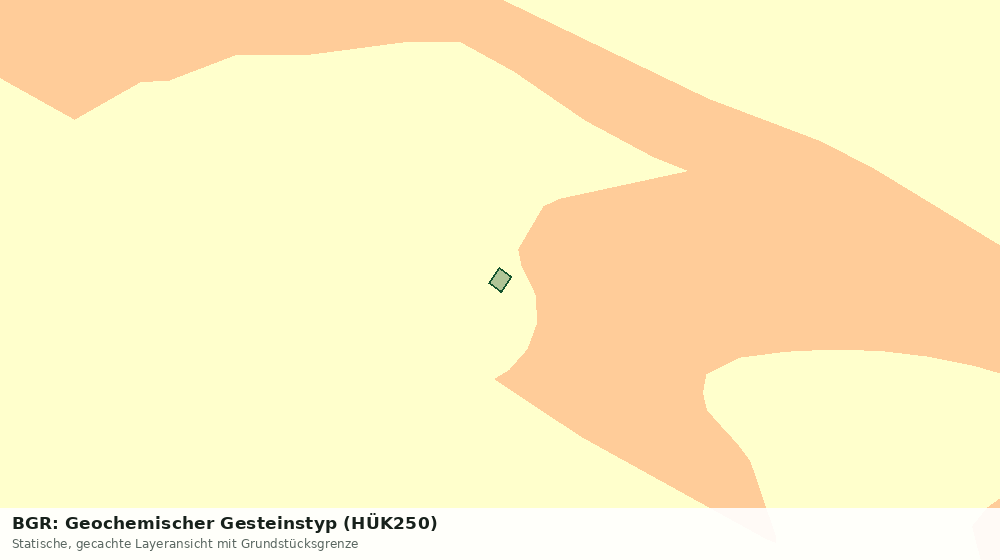 Statische Kartenansicht: BGR: Geochemischer Gesteinstyp (HÜK250)