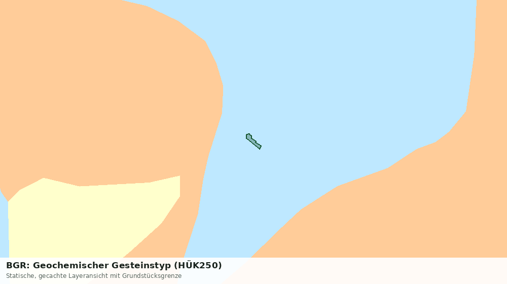 Statische Kartenansicht: BGR: Geochemischer Gesteinstyp (HÜK250)