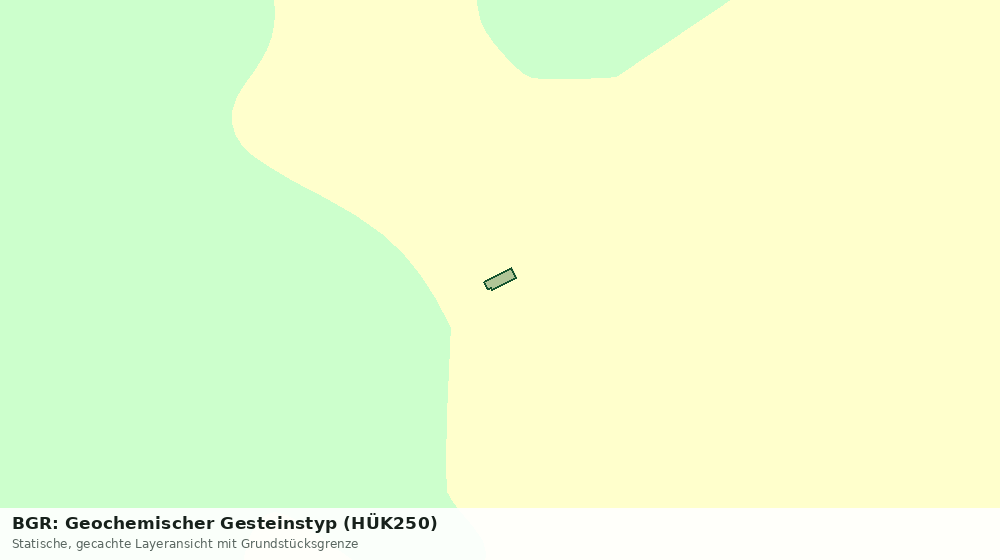 Statische Kartenansicht: BGR: Geochemischer Gesteinstyp (HÜK250)