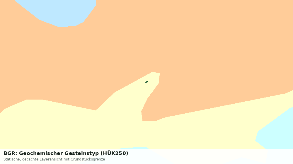 Statische Kartenansicht: BGR: Geochemischer Gesteinstyp (HÜK250)