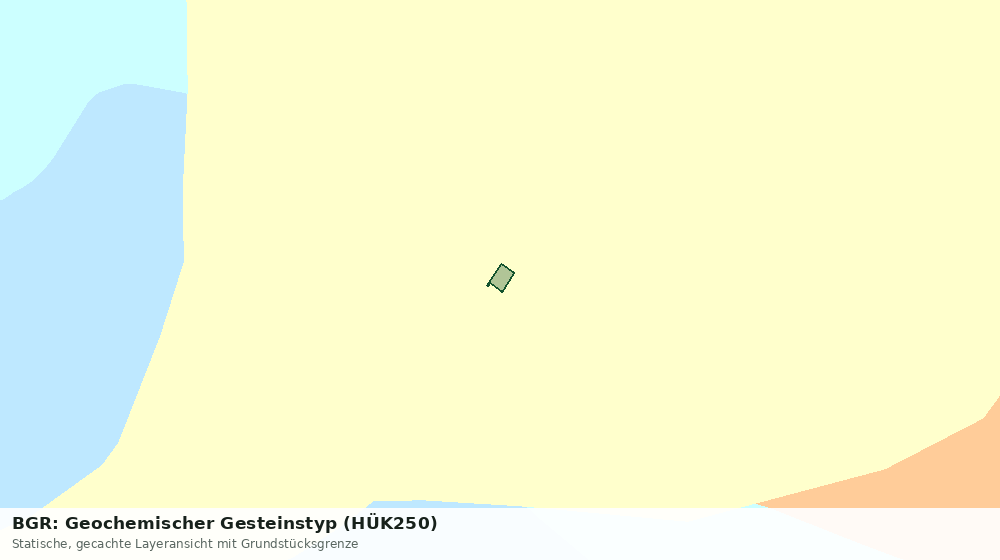 Statische Kartenansicht: BGR: Geochemischer Gesteinstyp (HÜK250)