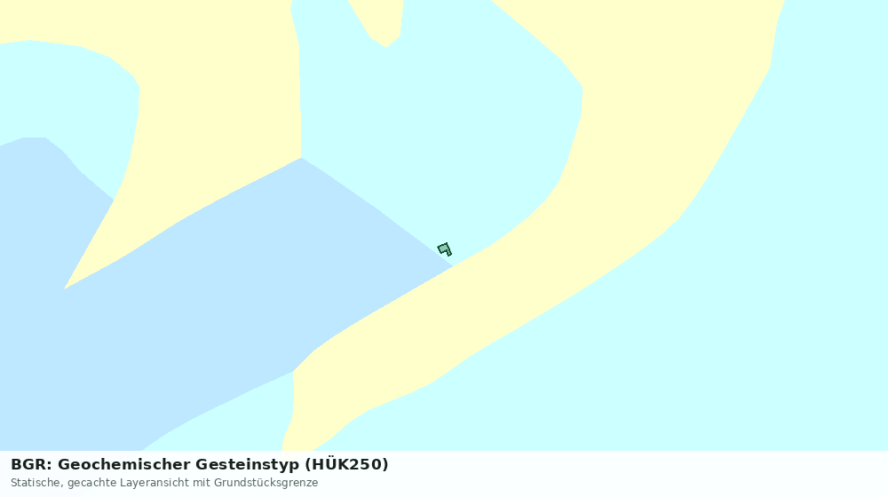 Statische Kartenansicht: BGR: Geochemischer Gesteinstyp (HÜK250)