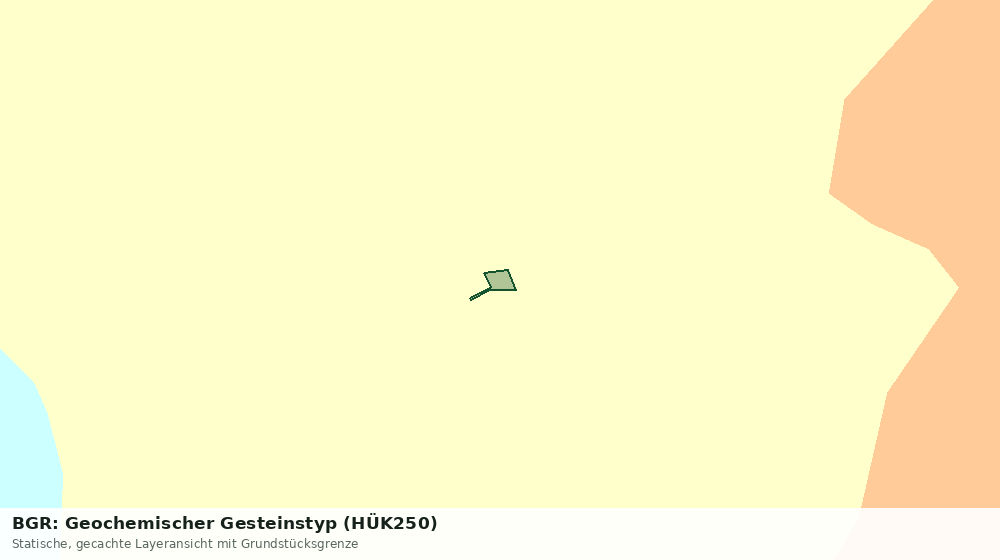 Statische Kartenansicht: BGR: Geochemischer Gesteinstyp (HÜK250)