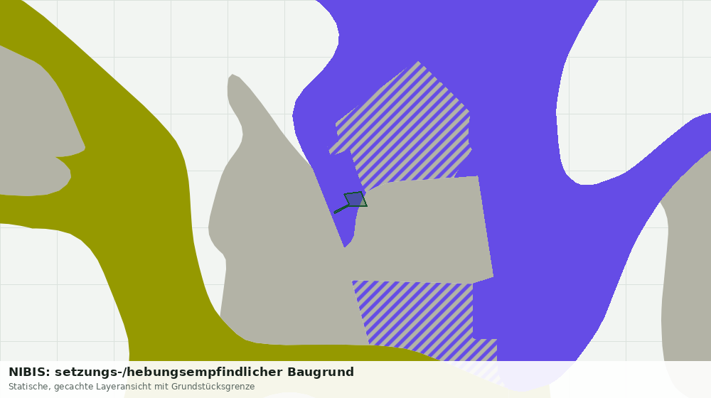 Statische Kartenansicht: NIBIS: setzungs-/hebungsempfindlicher Baugrund
