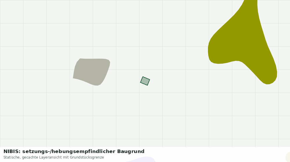 Statische Kartenansicht: NIBIS: setzungs-/hebungsempfindlicher Baugrund