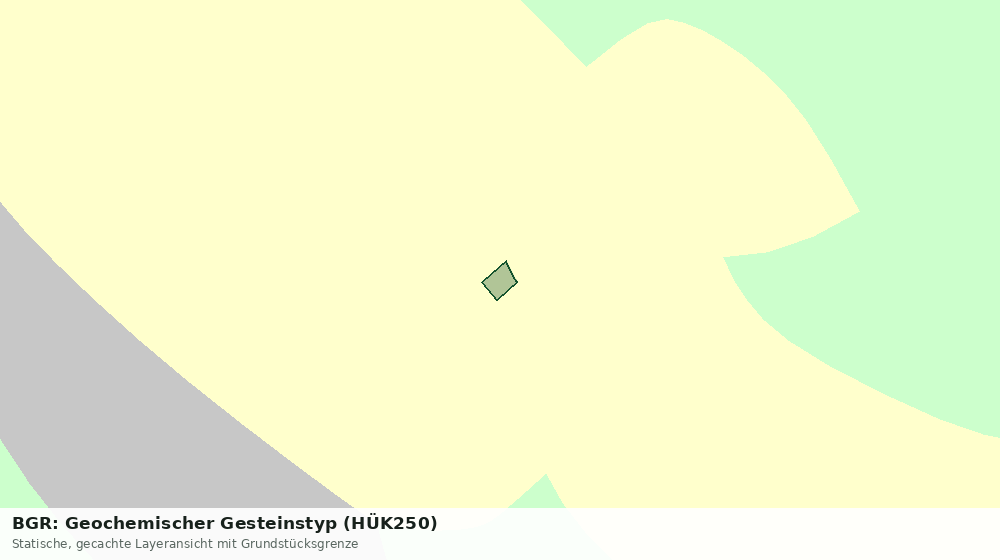 Statische Kartenansicht: BGR: Geochemischer Gesteinstyp (HÜK250)