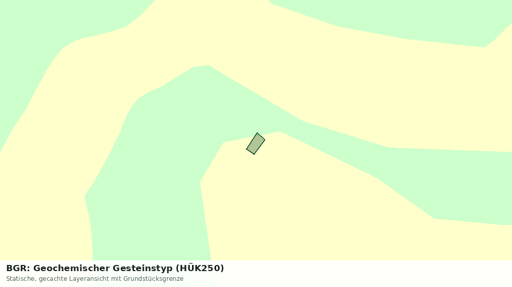 Statische Kartenansicht: BGR: Geochemischer Gesteinstyp (HÜK250)
