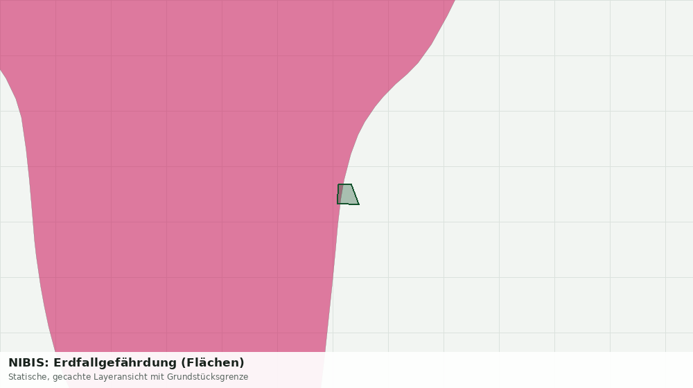 Statische Kartenansicht: NIBIS: Erdfallgefährdung (Flächen)