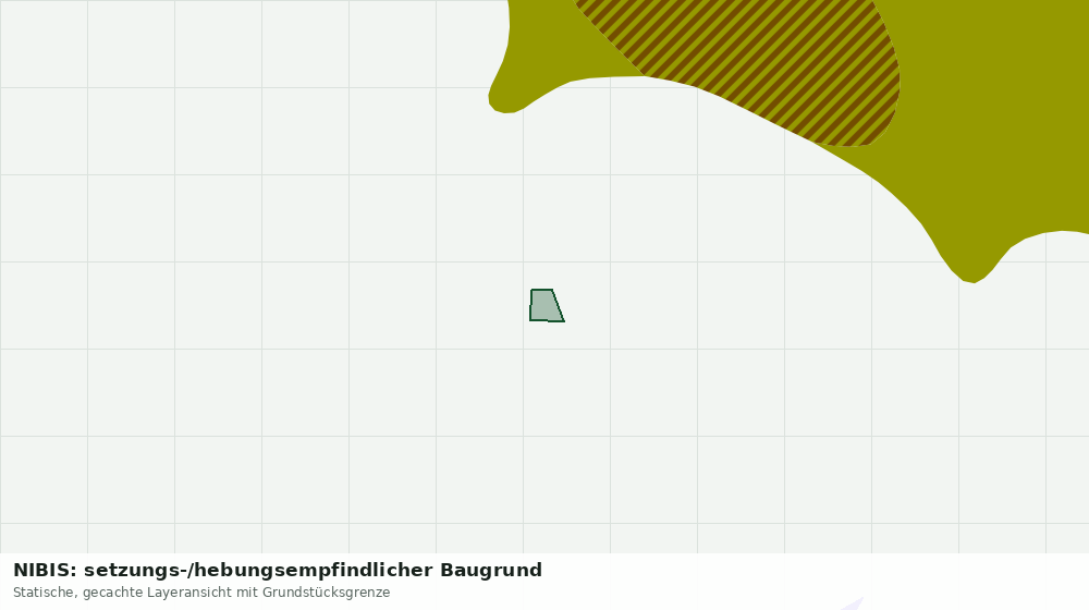 Statische Kartenansicht: NIBIS: setzungs-/hebungsempfindlicher Baugrund