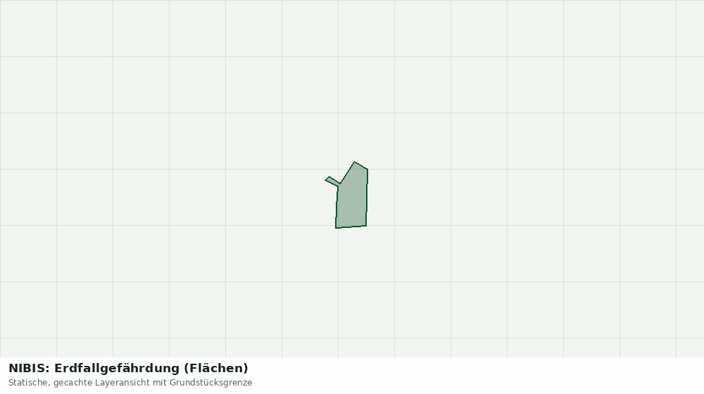 Statische Kartenansicht: NIBIS: Erdfallgefährdung (Flächen)