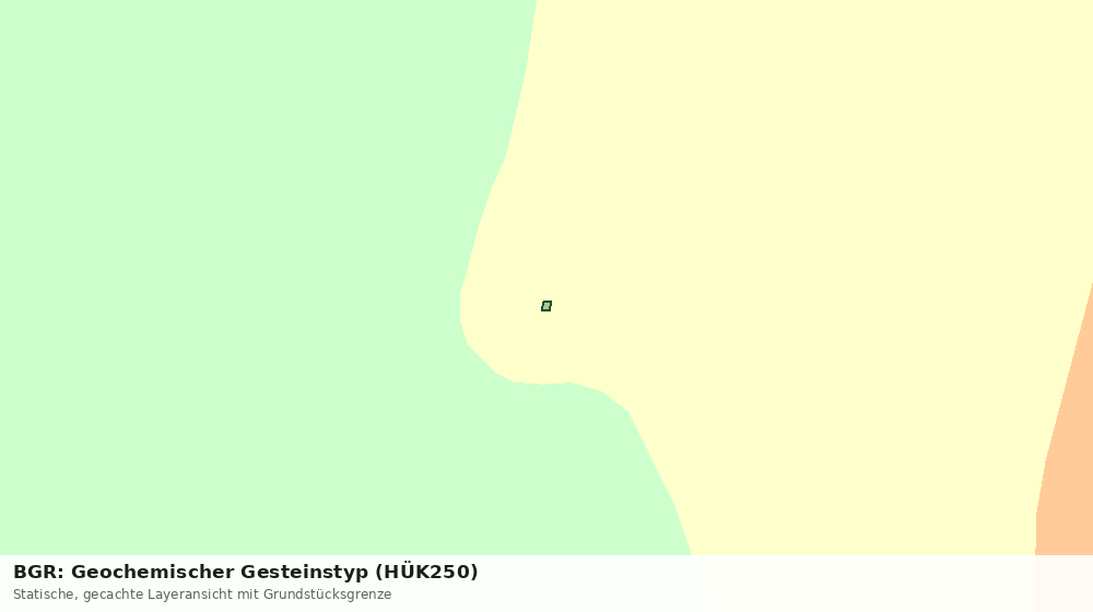 Statische Kartenansicht: BGR: Geochemischer Gesteinstyp (HÜK250)
